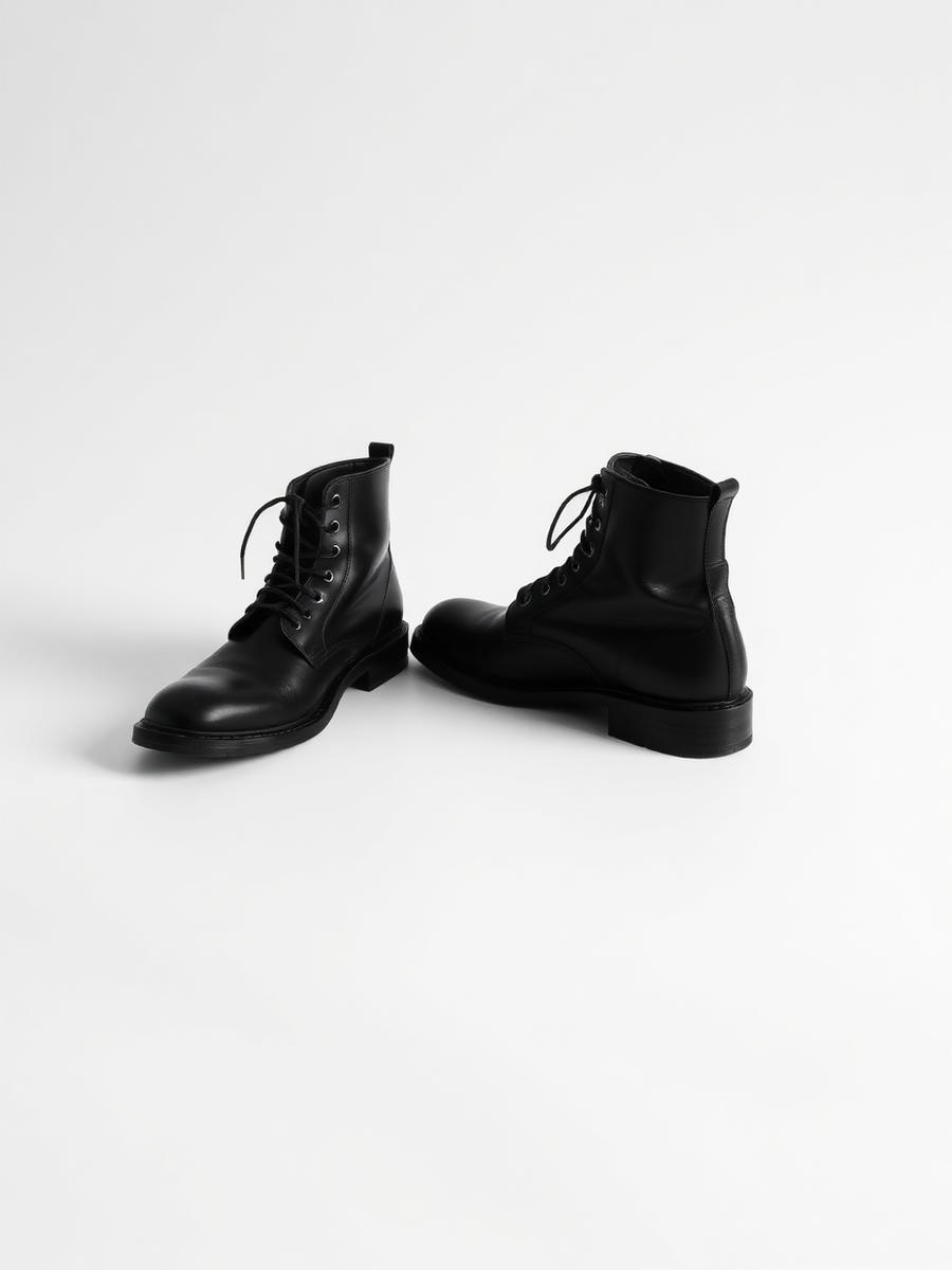 Derby Leather Boot